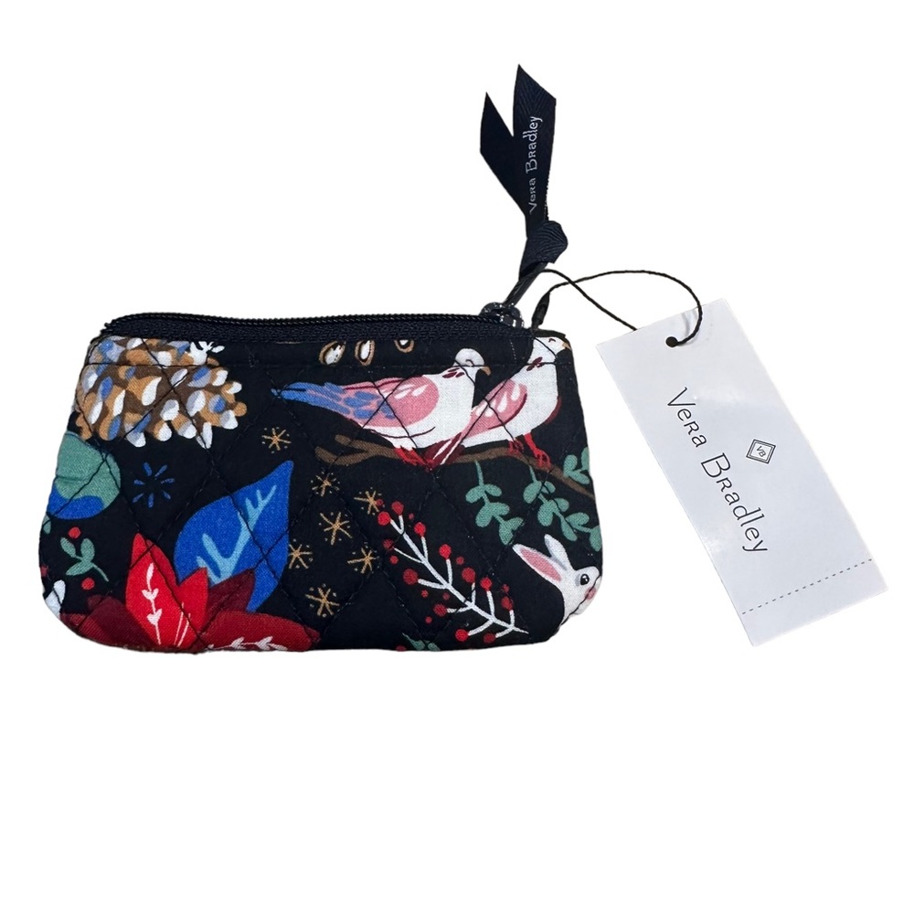 Vera Bradley Winter Forest Mini Coin Purse - Picture 2 of 6
